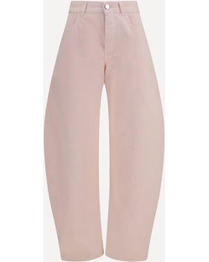 Alaïa Barrel Jeans - Pink