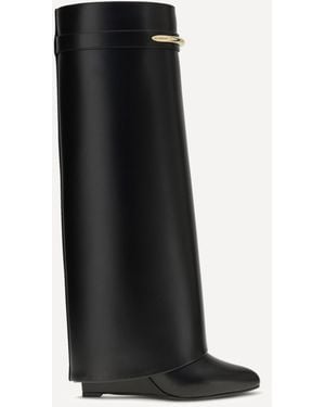 Givenchy Leather Shark Boots - Black