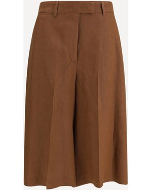 Lardini Straight-Leg Bermuda Shorts - Brown