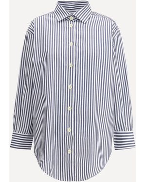 Deperlu Oversized Shirt - Blue