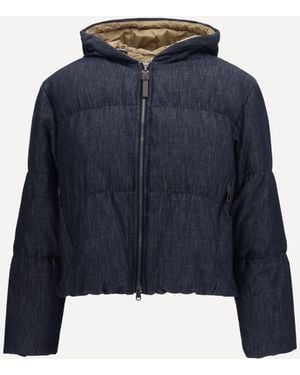 Brunello Cucinelli Padded Jacket - Blue