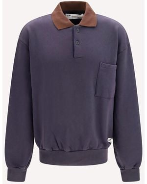 GR10K Replicated 30001 Sweatshirt Polo - Blue