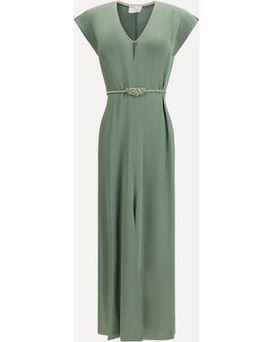forte_forte Forte_Forte Long Kaftan Dress - Green