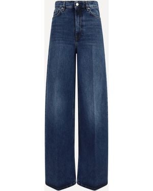TOTEME Wide-Leg Denim Jeans - Blue