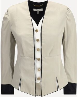 Chloé Giacca Sartoriale - Bianco