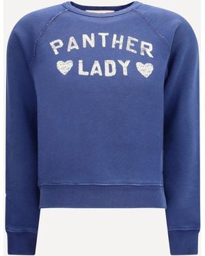 Valentino Felpa Panther Lady - Blu