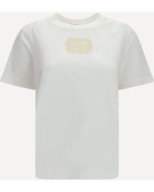 McQueen Embroidered Logo T-Shirt - White