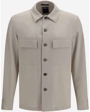 ZEGNA Cashmere Jacket - Gray