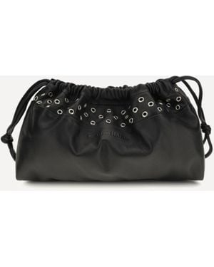 Pierre Hardy Double Clutch With Eyelets - Black