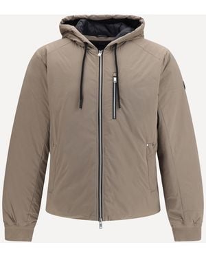 Moose Knuckles Piumino Con Cappuccio - Grigio