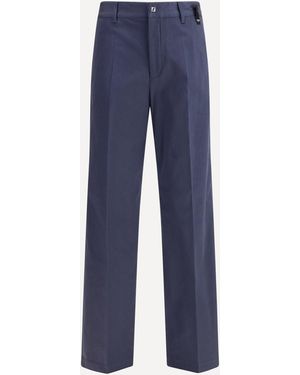 Fendi Pantaloni New Rich - Blu