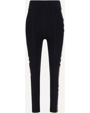 【関税＆送料込み】Burberry 'Madden' Leggings チェック ストレッチジャージー レギンス (アーカイブベージュ