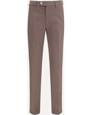 Brunello Cucinelli Cotton Pants - Gray