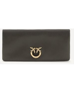 Pinko Love Medium Clutch Bag - White