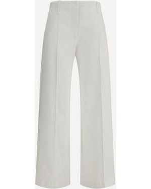 Brunello Cucinelli Sartorial Flared Trousers - White