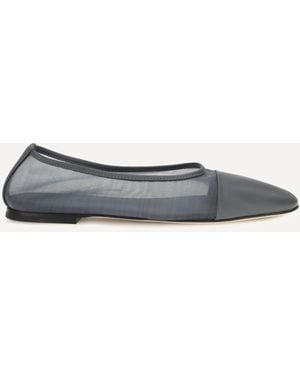 Dear Frances Gala Mesh Ballerinas - White