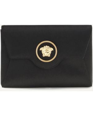 Versace La Medusa Shoulder Bag - Black