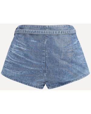 DIESEL Cotton Shorts - Blue