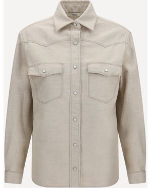 Fendi Camicia Western - Bianco