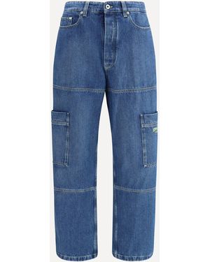 Off-White c/o Virgil Abloh Jeans Cargo - Blu