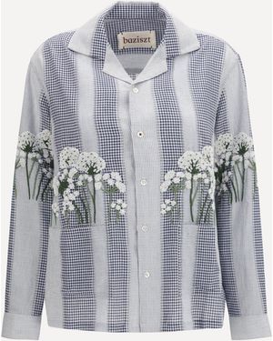 BAZISZT Camicia Corsa - Grigio