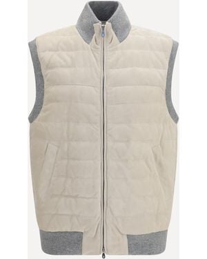 Brunello Cucinelli Padded Vest - White