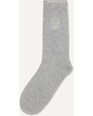 Brunello Cucinelli Cotton Socks - White