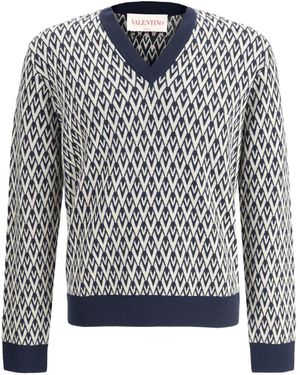 Valentino Pap Jumper - Blue