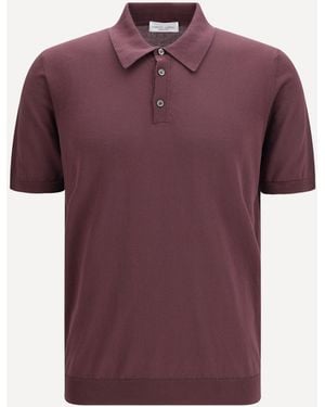 Roberto Collina Regular-Fit Cotton Polo - Purple