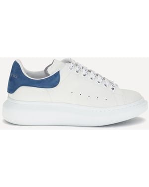 McQueen Leather Trainers - White
