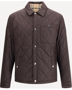 Burberry Giacca Reversibile Trapuntata - Marrone