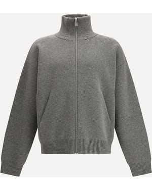 Axel Arigato Core Zip-Up Cardigan - Gray