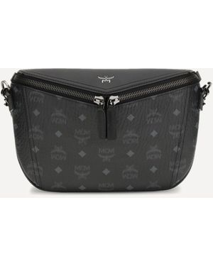 MCM Diamant 3D Small Belt Bag - Black
