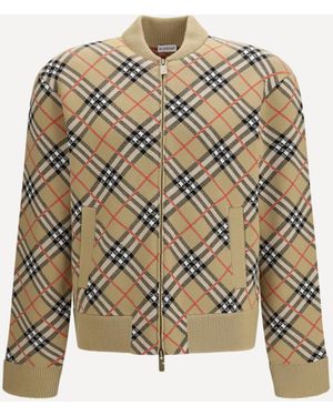 Burberry Vintage Check Zip Cardigan - Multicolour