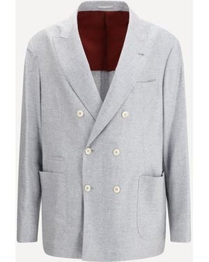 Brunello Cucinelli Blazer Decostruito - Grigio