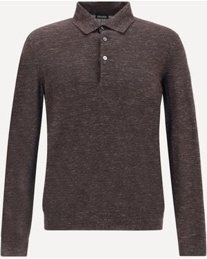 ZEGNA Maglia A Maniche Lunghe - Marrone