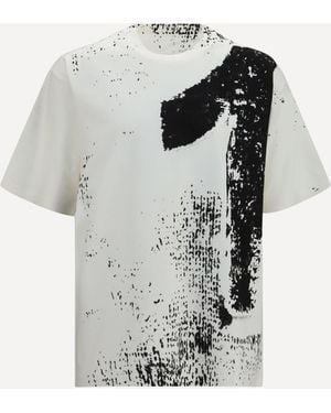 Margiela Number 10 Print Cotton T-Shirt - White