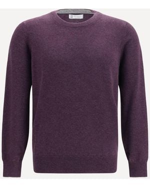 Brunello Cucinelli Cashmere Jumper - Purple