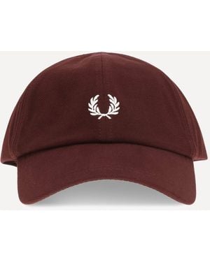 Fred Perry Classic Piqué Baseball Cap - Brown