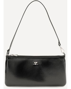 Courreges Zipped Naplack Pouch - White