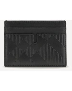 Burberry Leather Card Holder - Black