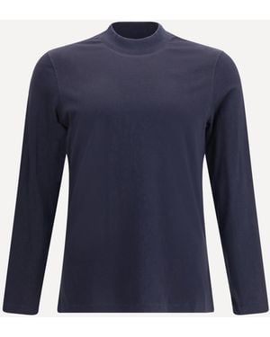 Brunello Cucinelli Maglia Maniche Lunghe - Blu