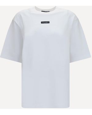 Dolce & Gabbana Cotton Jersey T-Shirt - White