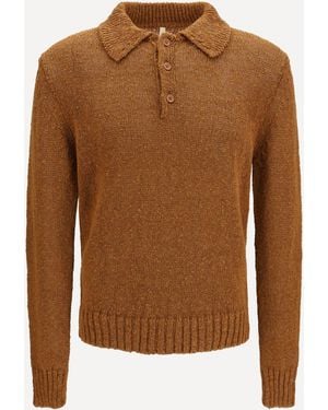 sunflower Buttoned Polo - Brown