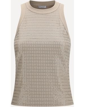 Brunello Cucinelli Top - Grey