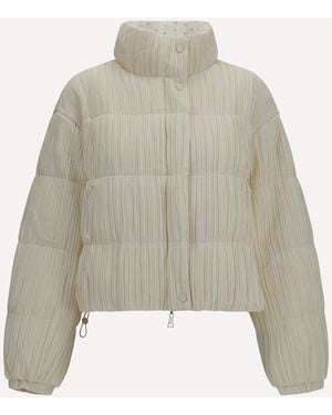 GONGDID DESIGN Reversible High-Neck Puffer Jacket - Natural