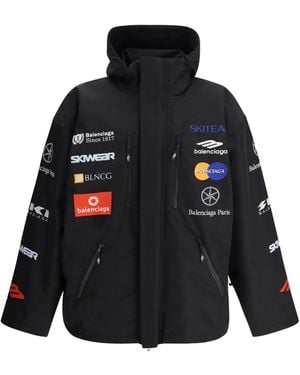 Balenciaga Ski Parka Jacket - Black