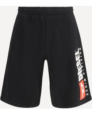 DIESEL P-Crow-Div Track Shorts - Black