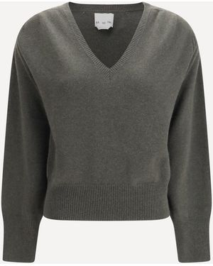 Sa Su Phi V-Neck Cashmere Jumper - Grey