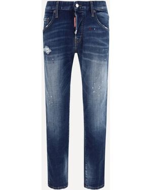 DSquared² Distressed Skater Jeans - Blue